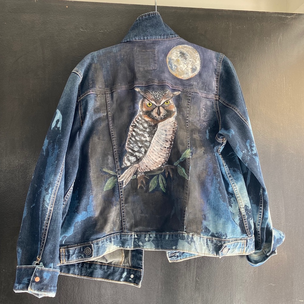 Owl Jean Jacket